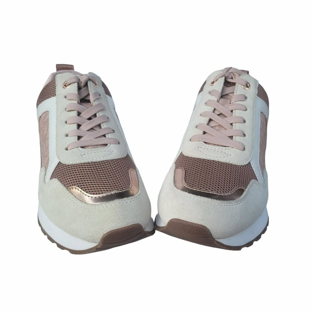 ✨NEW 6.5 Womens shoes Michael Kors Wilma Trainer Sneakers Pink Suede 49TOWIFS1S✨ - Picture 5 of 11